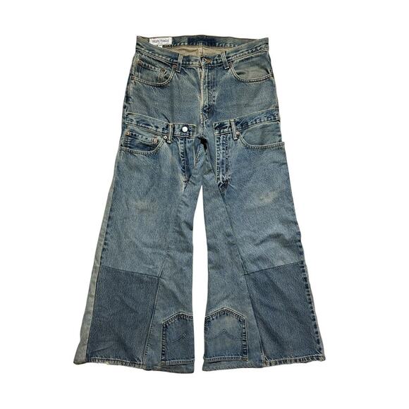 Freddie frances reconstructed flared denim - Picture 1 of 3